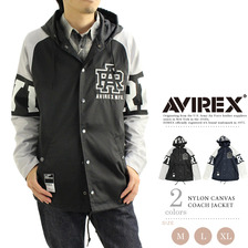 AVIREX NYLON CANVAS COACH JACKET 6162121画像
