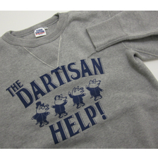 STUDIO D'ARTISAN Double Gusset Long Rib Brushed Back Loop Wheel Sweat Shirts 9776B画像