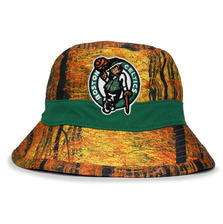 Mitchell & Ness BOSTON CELTICS FOREST CAMO BUCKET HAT LVMNBTC109画像