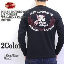 INDIAN MOTORCYCLE L/S T-SHIRT "PASADENA CALIF" IM67216画像