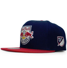 Mitchell & Ness NEW YORK RED BULLS BASIC SOLID LOGO SNAPBACK NAVYxRED CNFMNNRB001画像