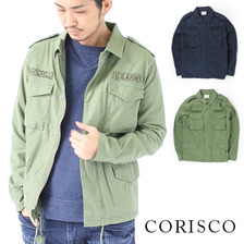 CORISCO ストレッチ バック サテン M65 ジャケット 191983画像