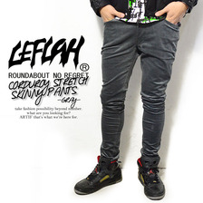LEFLAH CORDUROY STRETCH SKINNY PANTS -GRAY-画像