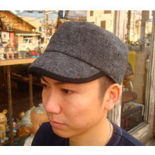FREEWHEELERS SHELTER CAP Vintage Cotton Herringbone 1627002画像