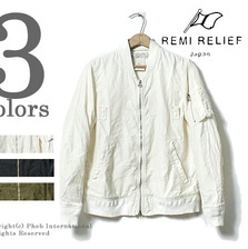 REMI RELIEF ライトウエイト モールスキン MA-1 フライトジャケット RN1618-9009画像