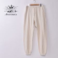 ANATOMICA MEN'S SWEAT PANTS NATURAL画像
