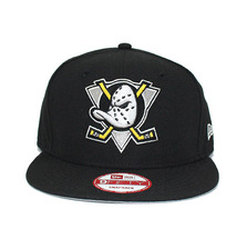 NEW ERA ANAHEIM DUCKS TEAM-BASIC SNAPBACK BLACK KTNEAMD016画像