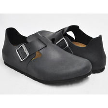 BIRKENSTOCK London BLACK OILED LEATHER 16654画像