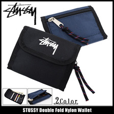 STUSSY Double Fold Nylon Wallet 136118画像