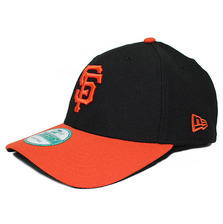 NEW ERA SAN FRANCISCO GIANTS 9FORTY 6-PANEL CAP BLACKxORANGE FFNESFG411画像