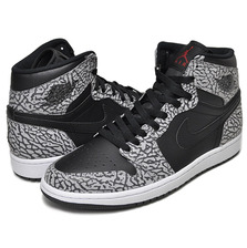 NIKE AIR JORDAN 1 RETRO HIGH BLACK/GYM RED-CMNT GRY-ANTHRCT 839115-013画像