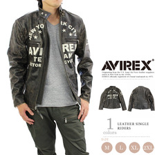 AVIREX LEATHER SINGLE RIDERS 6151121画像