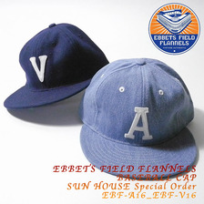 Ebbets Field Flannels BASEBALL CAP SUN HOUSE Special Order EBF-A16/EBF-V16画像