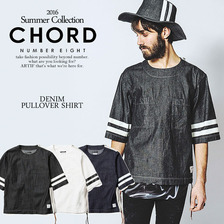 CHORD NUMBER EIGHT DENIM PULLOVER SHIRT N8M1F3-SH03画像