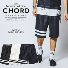 CHORD NUMBER EIGHT DENIM WIDE SHORTS N8M1F3-PT04画像