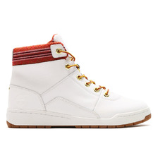 Timberland BRIDGTON MID ZIP WHITE VIVA 5 WITH RED WOVEN A15ES画像