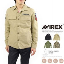 AVIREX NAVAL PATCH SHIRT 6165100画像