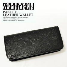 Zephyren PAISLEY LEATHER WALLET画像