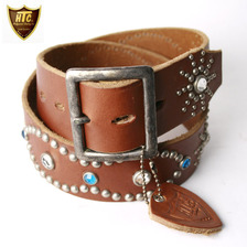 HTC #53ノーパッチストーン スタッズベルト画像