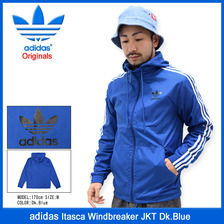 adidas Originals Itasca Windbreaker JKT Dk.Blue AJ6975画像