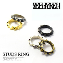 Zephyren STUDS METAL RING画像