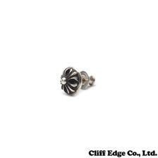 CHROME HEARTS クロスボール ピアス SILVER画像