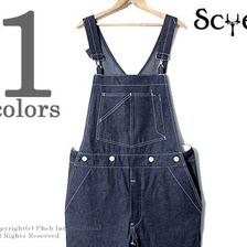 SCYE BASICS セルビッジグレーデニム オーバーオール 5116-81604画像