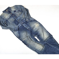 JOHNBULL ライトデニム エンジニアオーバーオール 11441画像