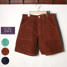 GUNG HO CORDUROY FATIGUE SHORTS画像