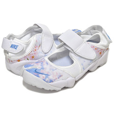NIKE WMNS AIR RIFT PRINT "Cherry Blossom" wht/blk 807398-101画像