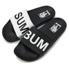 VANS SURF SLIDE-ON (SUMMER BUMMER)BLACK VN0004LGIVY画像