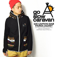 go slow caravan GSC CANVAS EMB PARKA JACKET 340702画像