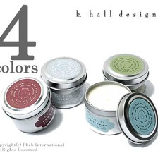 k.hall designs ベジタブルワックス トラベルキャンドル ミニキャンドル画像