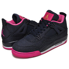 NIKE AIR JORDAN 4 RETRO GG "DENIM" drkobsdn/m.gold-v.pink-wht 487724-408画像