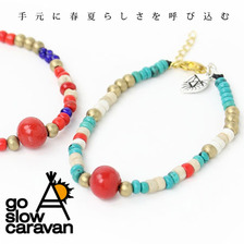 go slow caravan カレン ミックス ビーズ ブレスレット 342402画像