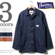 Pherrow's リネンショップコート ワークショートコート PSCC1画像