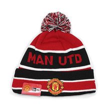 NEW ERA MANCHESTER UNITED FC KNIT BEANIE REDxBLACK FFNEMU008画像