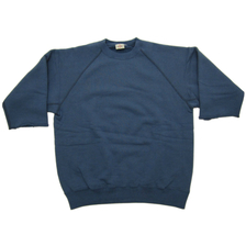 Two Moon Loop Wheel Body Raglan Sleeve Cut Off Half Sleeve Sweat Shirts 10121画像
