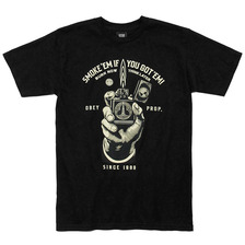 OBEY BASIC TEES "SMOKE 'EM" (BLACK)画像