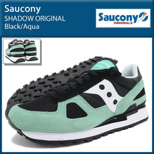 Saucony SHADOW ORIGINAL Black/Aqua S2108-609画像