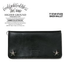 CRIMIE 77 STAR STUDS BIKER WALLET C1F3-AC04画像