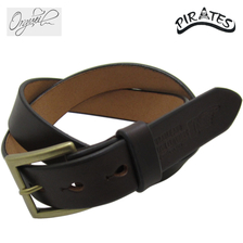 ORGUEIL Hand Dyed 28mm Width Cow Leather Belt OR-7025画像