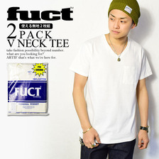 FUCT 2PACK V NECK TEE 6618画像