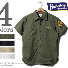 Pherrow's 25th Anniversary カスタム半袖ワークシャツ 16S-25TH-SHIRTS画像