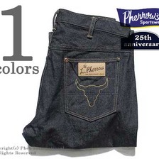 Pherrow's 25th Anniversary インディゴデニム ジーンズ 16S-25TH-JEANS-IND画像