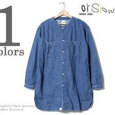 orslow デニム ロングワークシャツ 03-8073-95画像