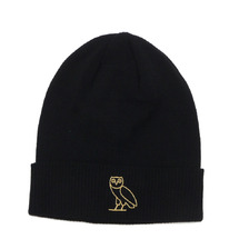 OCTOBERS VERY OWN &times; JORDAN BRAND OVO CUFF BEANIE BLACK画像