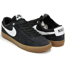 NIKE BLAZER LOW GT BLACK / WHITE - METALLIC GOLD 704939-017画像