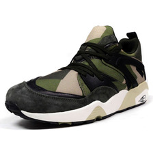 PUMA BLAZE OF GLORY "Sneakersnstuff" "SWEDISH CAMO PACK" "LIMITED EDITION for CREAM" CAMO/OLV/BLK 361323-01画像
