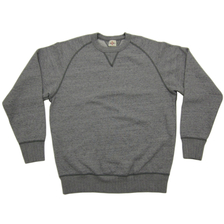 Two Moon Double V Gusset Raglan Sleeve Stripe Rib Vintage Style Light Weight Sweat Shirts 10192S画像